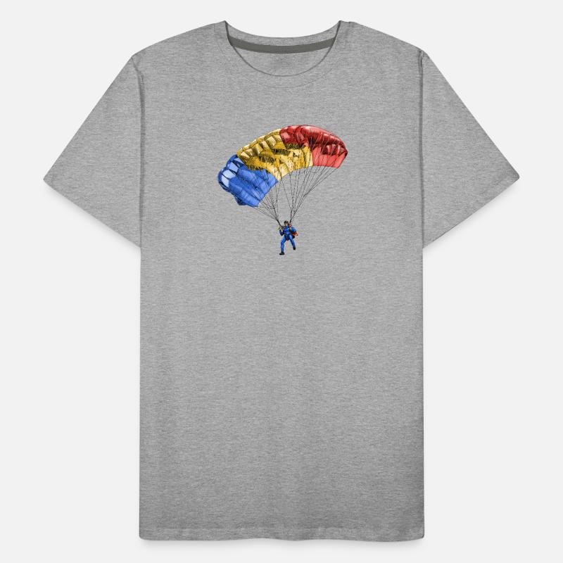 Fallschirm Männer Premium Bio T-Shirt