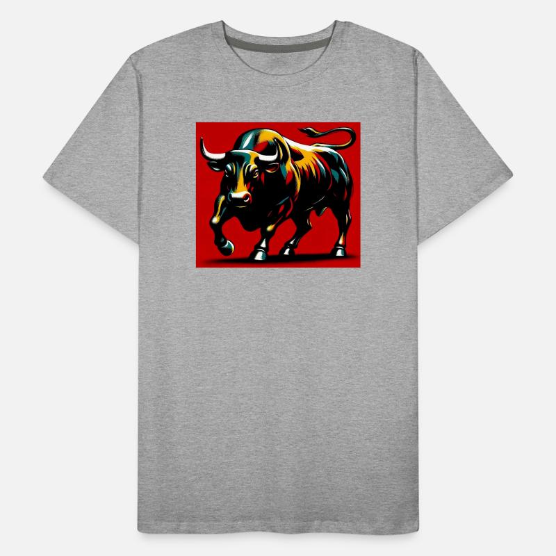 Stier Männer Premium Bio T-Shirt