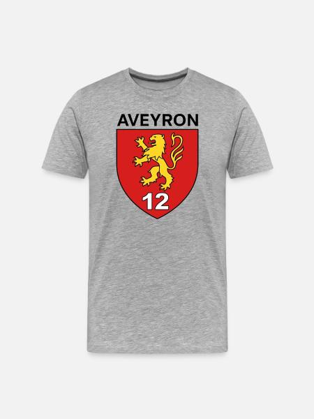 Aveyron - T-shirt bio Premium Homme - gris chiné