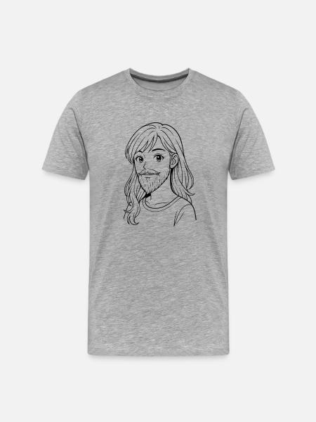 New Age Urban Style by Frauenbarth - Men's Premium Organic T-Shirt - heather grey