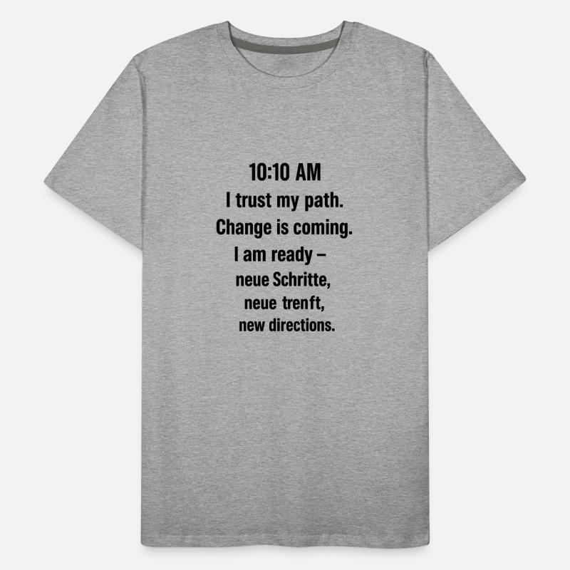10:10 – Trust the Path Männer Premium Bio T-Shirt