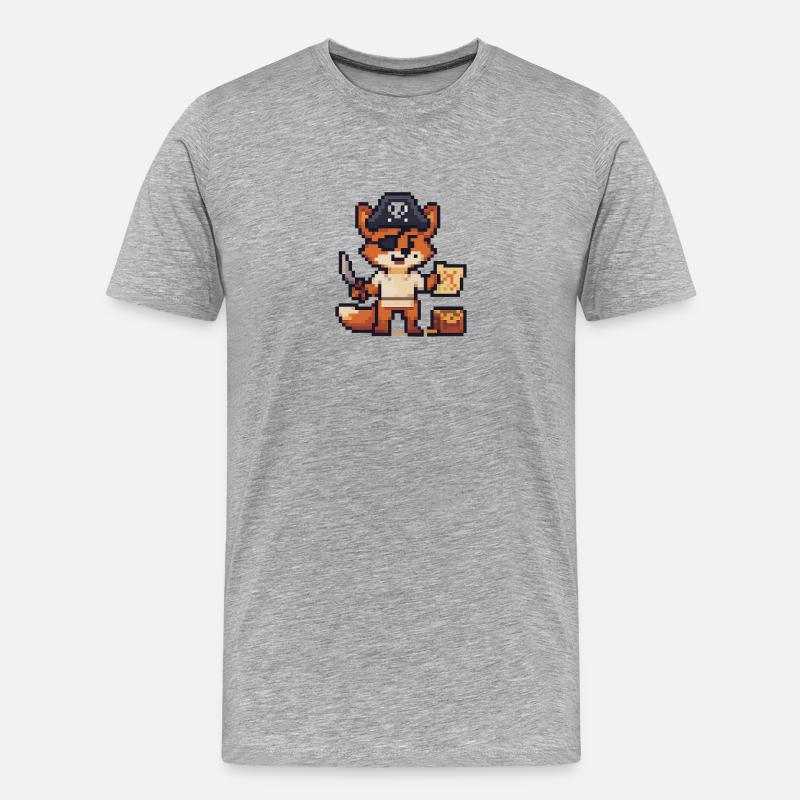 Marcel Seibt - Männer Premium Bio T-Shirt - Grau meliert