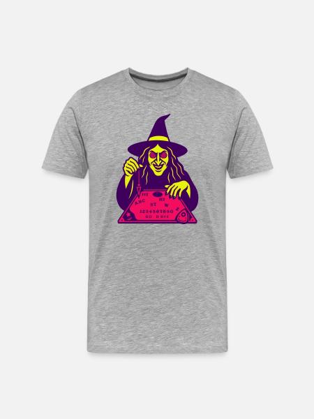 Hypno Witch - Men's Premium Organic T-Shirt - heather grey