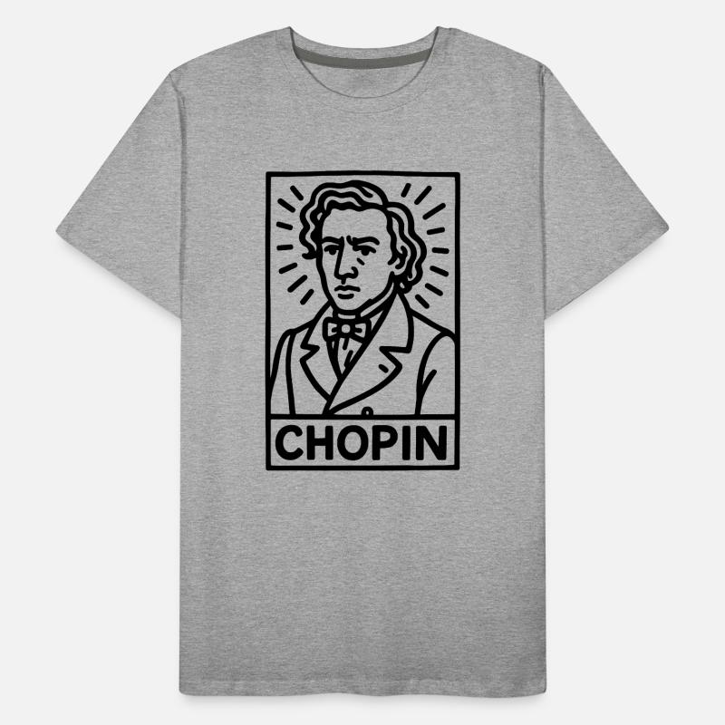 Frédéric Chopin Männer Premium Bio T-Shirt