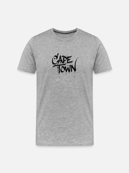 Cape Town - Men's Premium Organic T-Shirt - heather grey