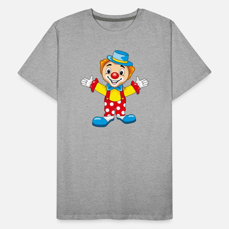 Fröhlicher_Willkommensclown Männer Premium Bio T-Shirt