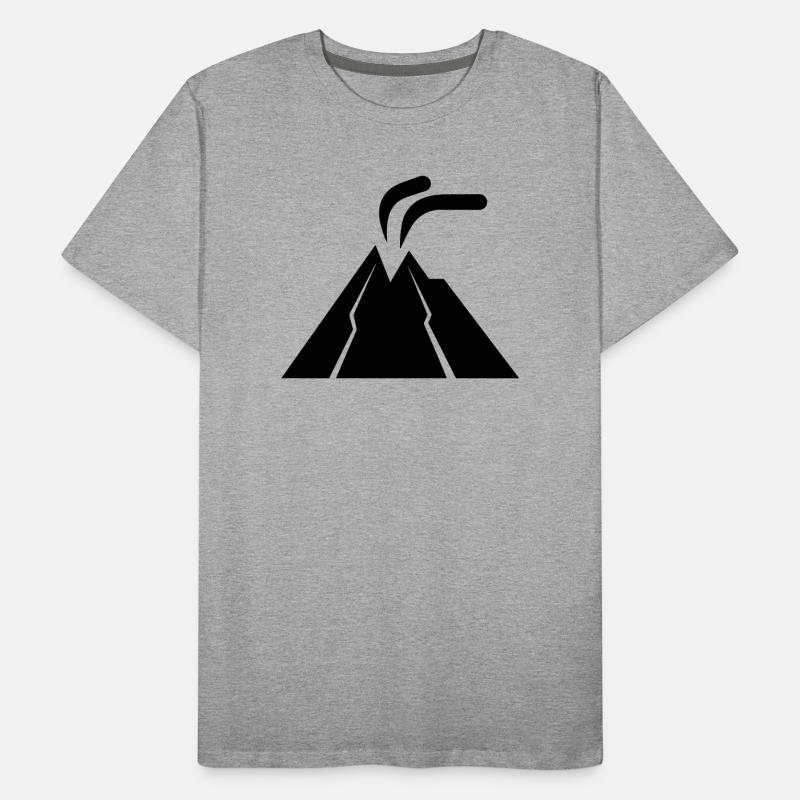 Vulkan Männer Premium Bio T-Shirt