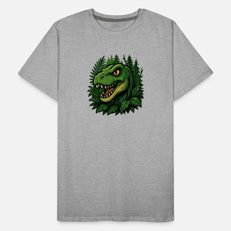 T-Rex Männer Premium Bio T-Shirt