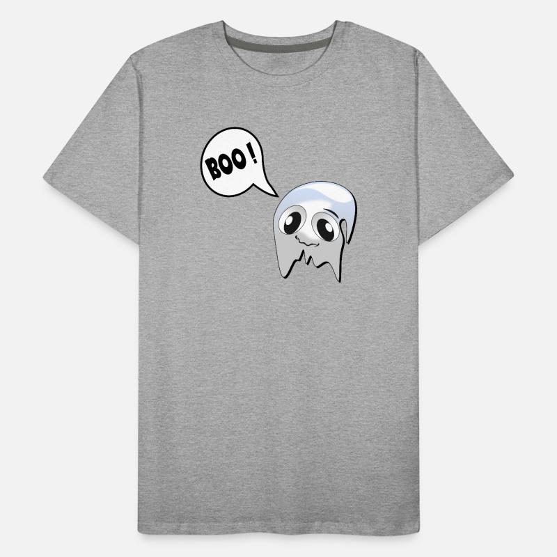 FANTÔMES TIMIDES D’HALLOWEEN T-shirt bio Premium Homme
