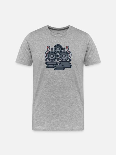 Sound Technology Design - Men's Premium Organic T-Shirt - heather grey