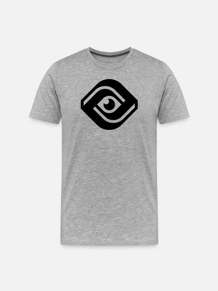 ALL-SEEING EYE - Men's Premium Organic T-Shirt - heather grey