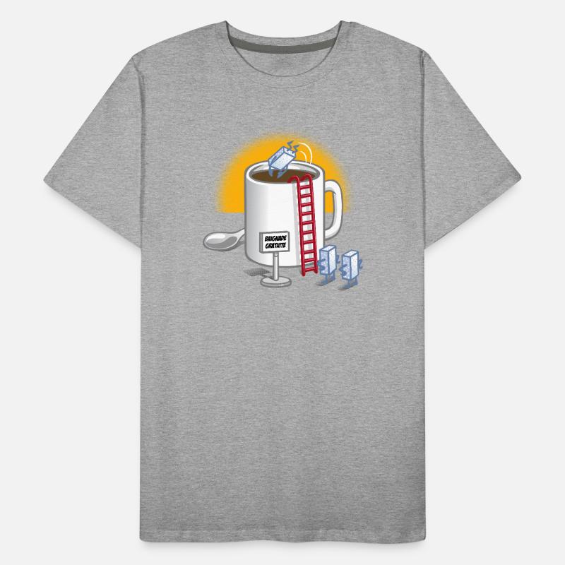 Café et sucre T-shirt bio Premium Homme