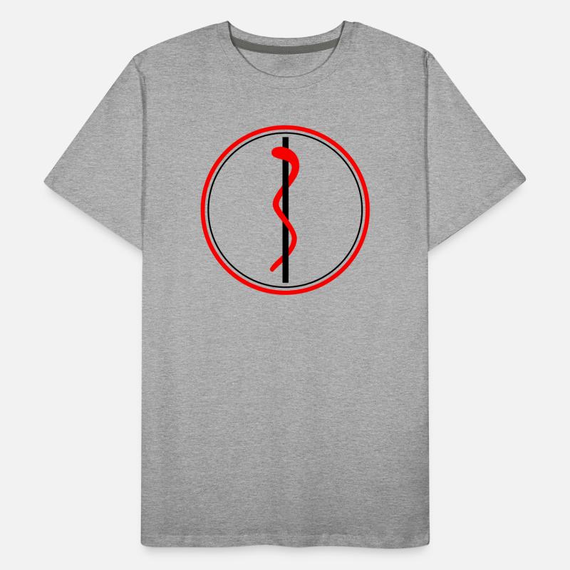 Le bâton d’Esculape T-shirt bio Premium Homme