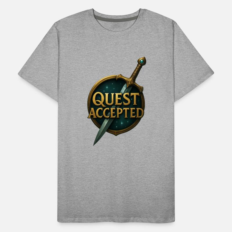 Quest_Accepted Men's Premium Organic T-Shirt