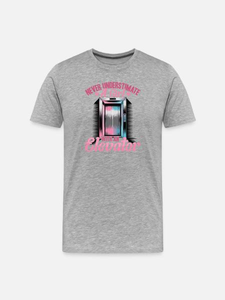 Elevator toddler & kids - Men's Premium Organic T-Shirt - heather grey