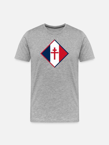 La Résistance - Men's Premium Organic T-Shirt - heather grey