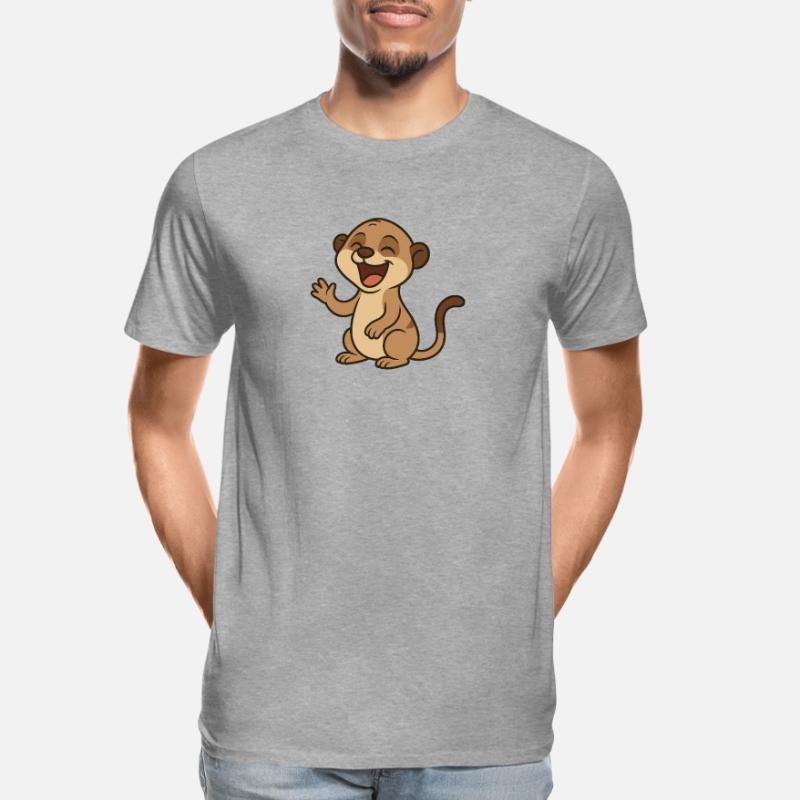lachendes_Erdmaennchen T-shirt bio Premium Homme