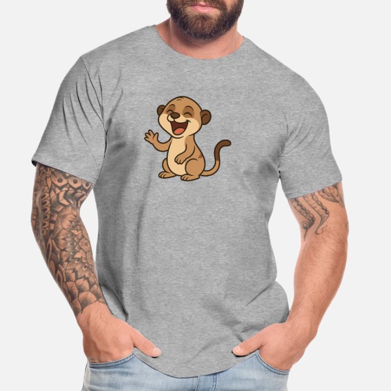 lachendes_Erdmaennchen T-shirt bio Premium Homme