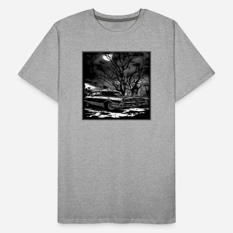 Oldtimer Oldtimer unter verwunschenem Baum Männer Premium Bio T-Shirt