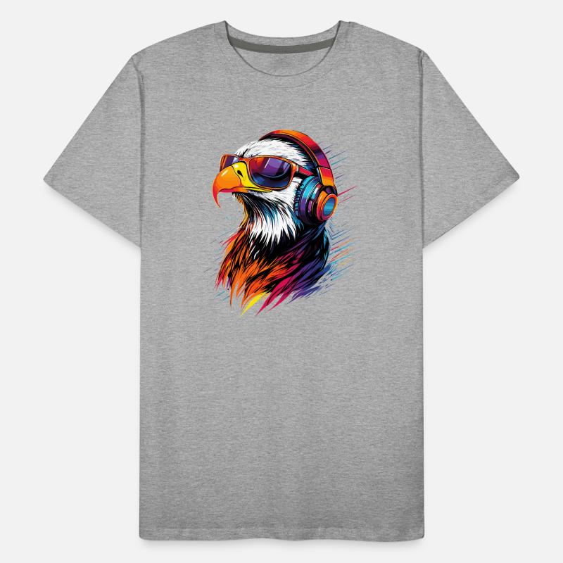 Eagle Bald Eagle Golden Eagle White-tailed Eagle Men's Premium Organic T-Shirt