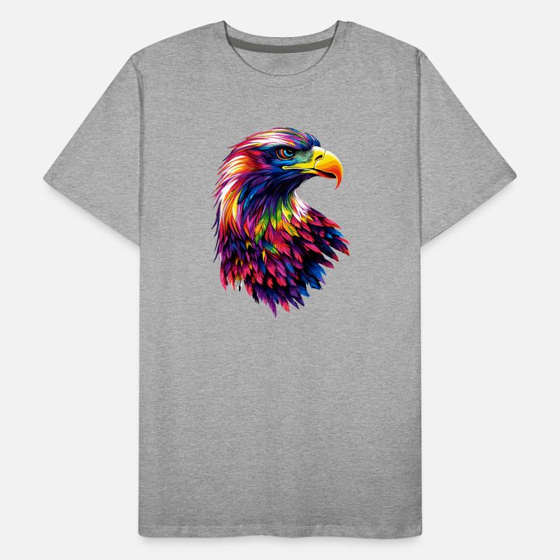 Eagle Bald Eagle Golden Eagle White-tailed Eagle Men's Premium Organic T-Shirt