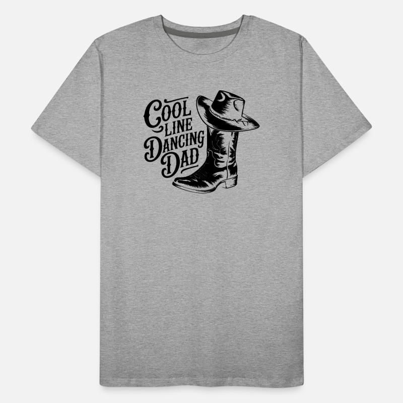 Line Dance Dad Cooler Line Dance Dad Men's Premium Organic T-Shirt
