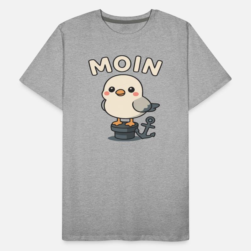 Moin - Design de mouette T-shirt bio Premium Homme