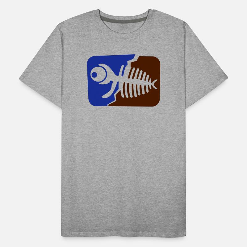 Fossile de poisson T-shirt bio Premium Homme