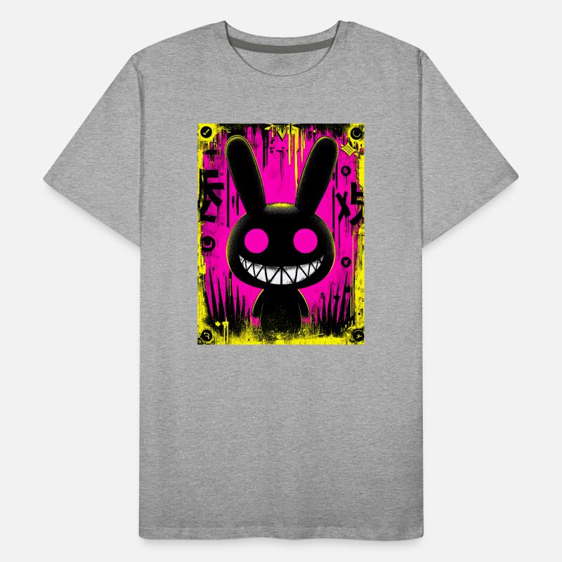 Electro Black Rabbit Männer Premium Bio T-Shirt