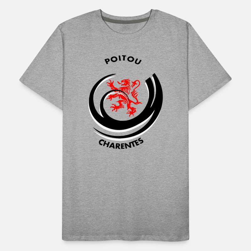 Emblème Poitou Charentes T-shirt bio Premium Homme