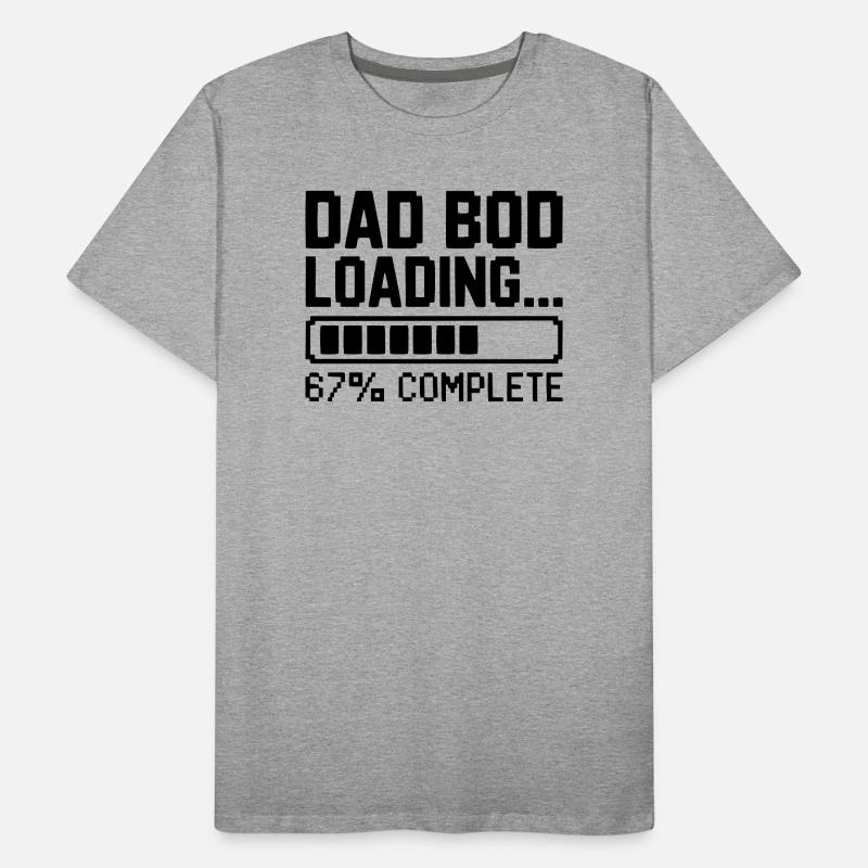 Papa Bod Loading Männer Premium Bio T-Shirt