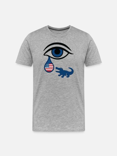 Florida Tear - Men's Premium Organic T-Shirt - heather grey
