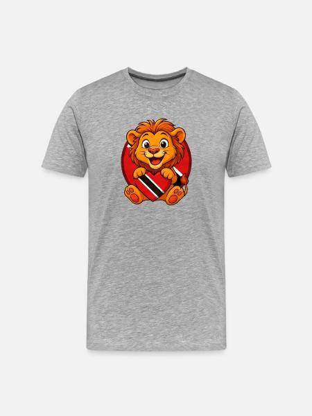 Trinité-et-Tobago - T-shirt bio Premium Homme - gris chiné
