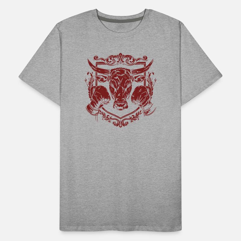 Taurus Boxer Men's Premium Organic T-Shirt
