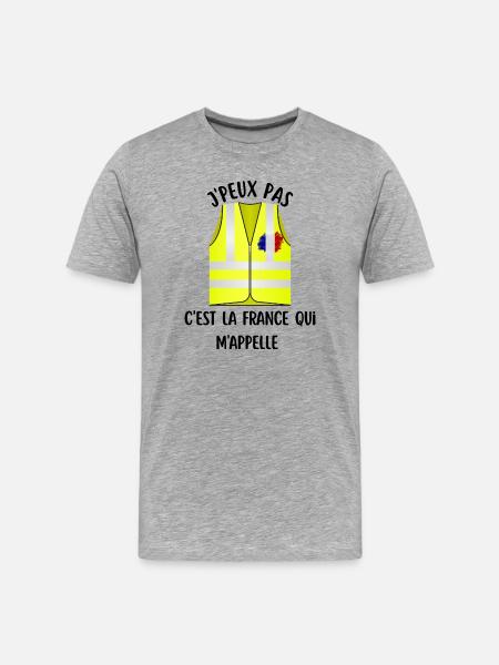 J'peux pas - T-shirt bio Premium Homme - gris chiné
