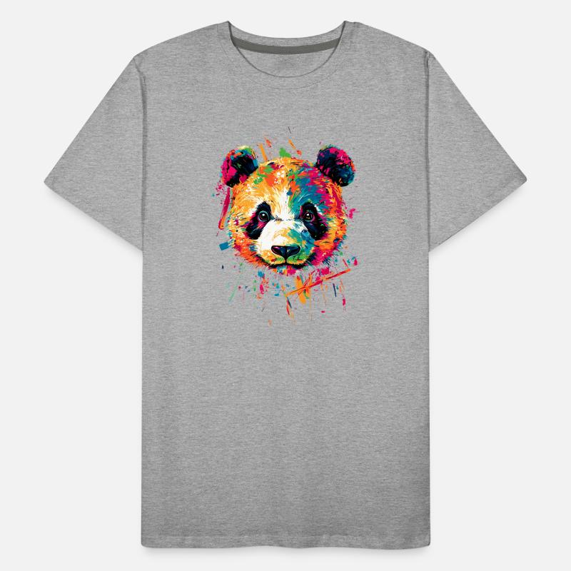 Panda Ours Pandas Géants Panda Géant Mignon Panda Ours Panda T-shirt bio Premium Homme