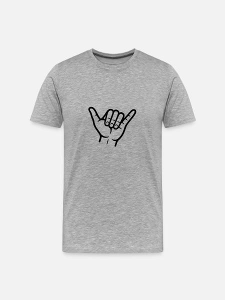 Mystical Forest Sunset Illustration - Men's Premium Organic T-Shirt - heather grey