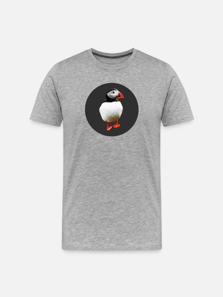 macareux - T-shirt bio Premium Homme - gris chiné