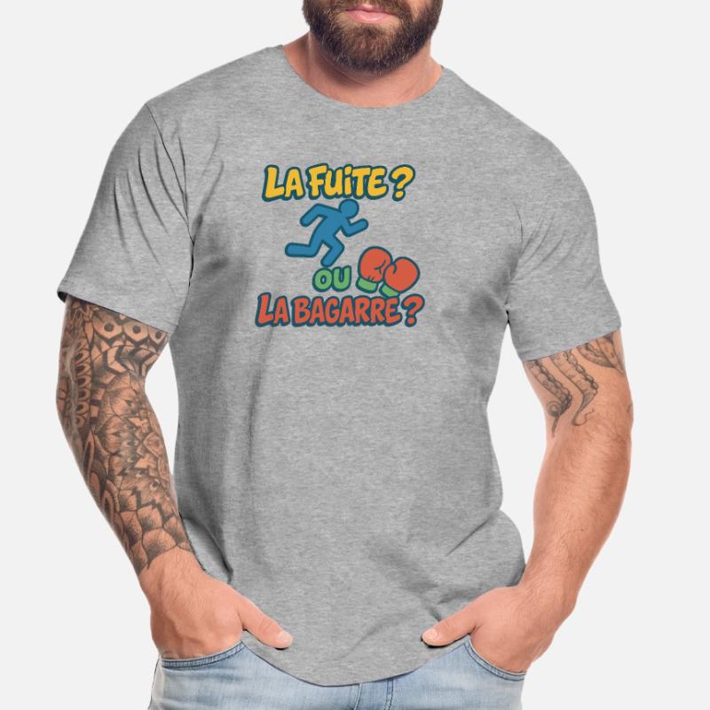 Flucht oder Kampf Männer Premium Bio T-Shirt