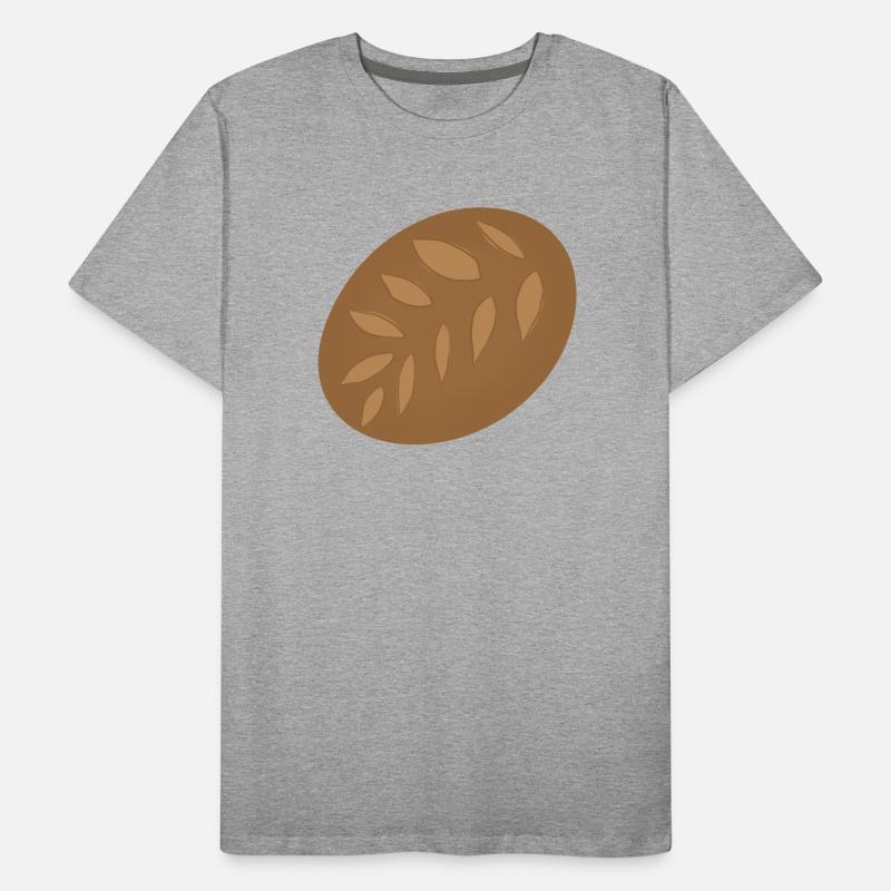 Sourdough Bread Loaf Men's Premium Organic T-Shirt