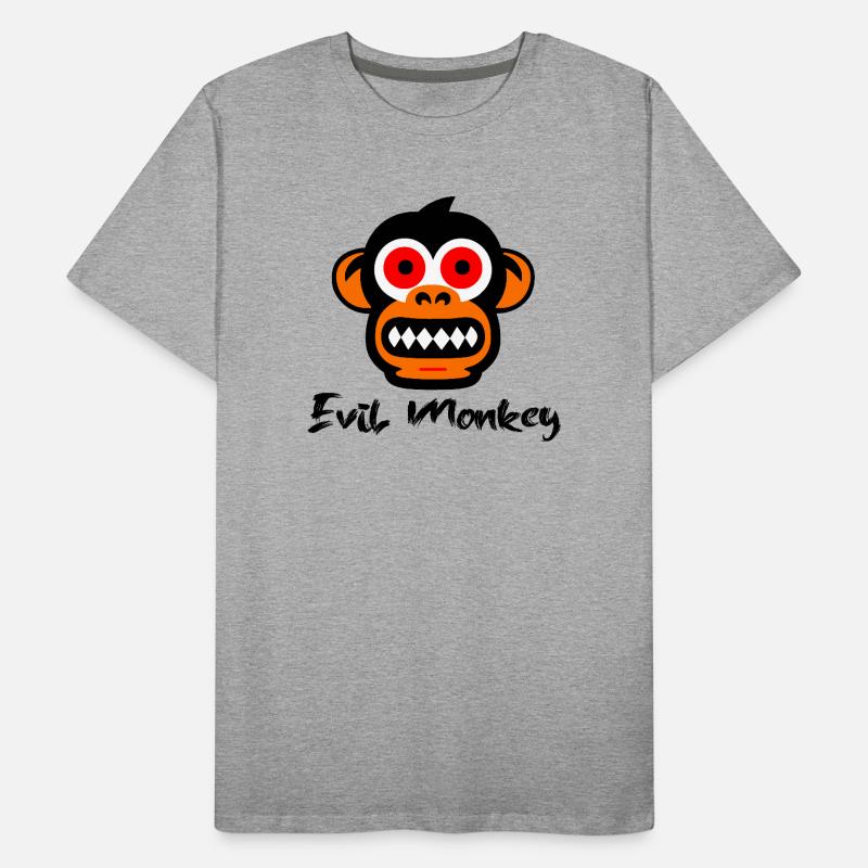Evil monkey Männer Premium Bio T-Shirt