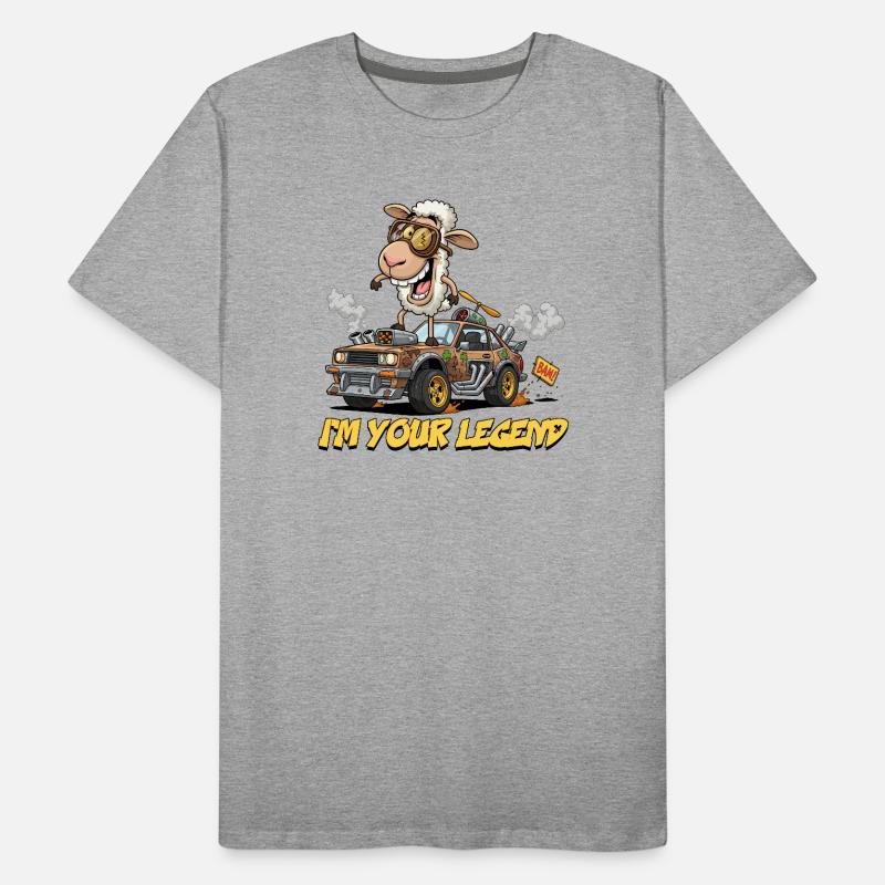 Sheep Racer Auto Sonderanfertigung Männer Premium Bio T-Shirt