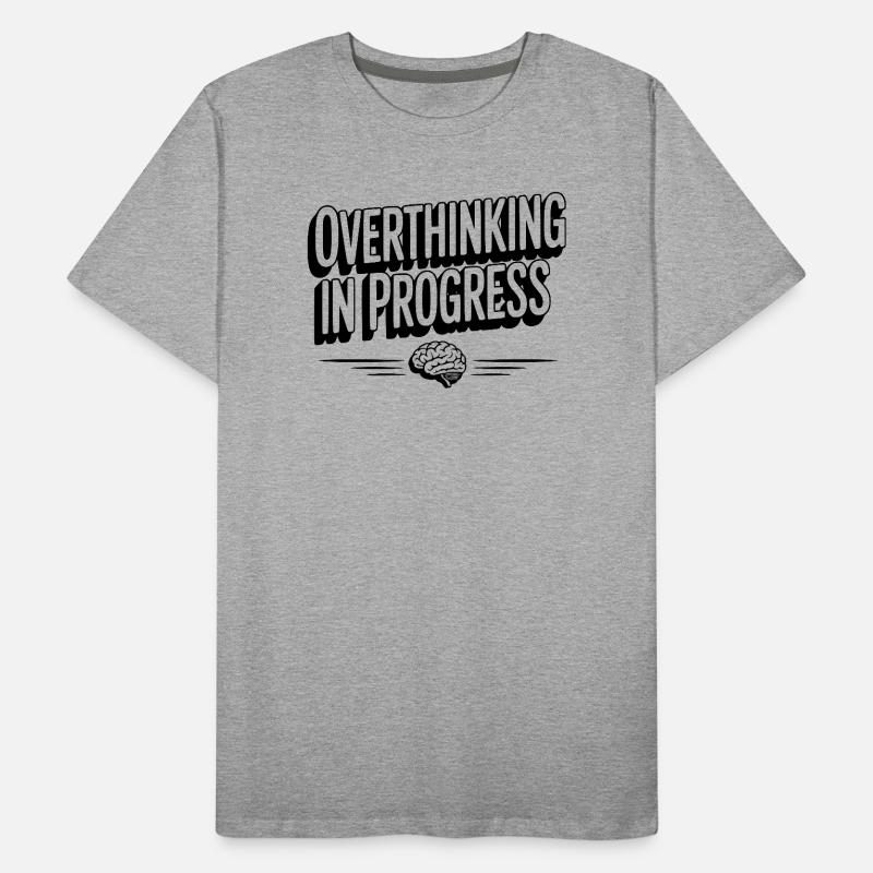 Trop réfléchir en cours T-shirt bio Premium Homme