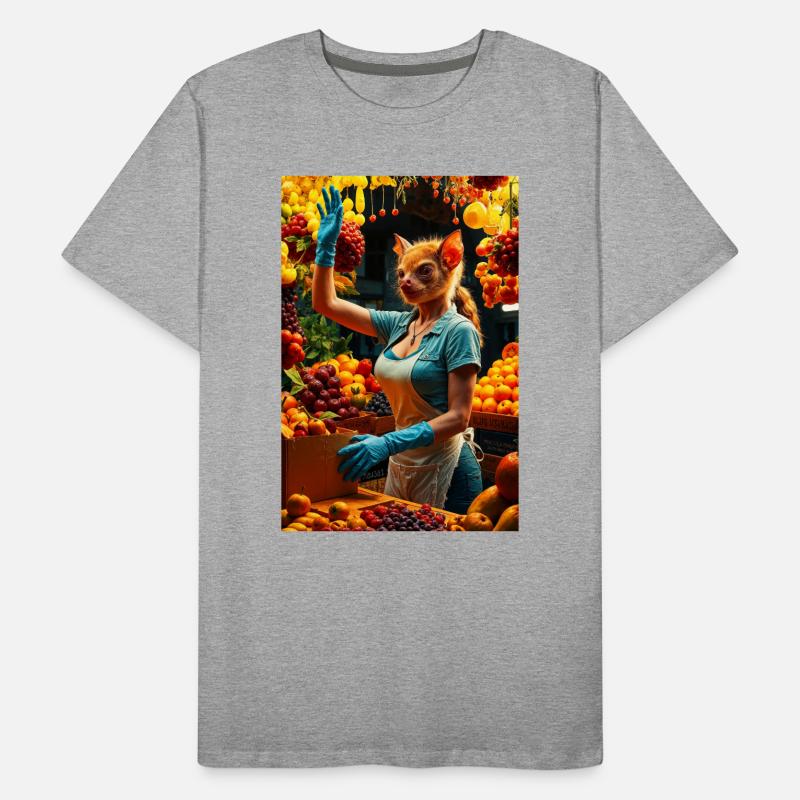 Humanoid Fruit Bat Men's Premium Organic T-Shirt