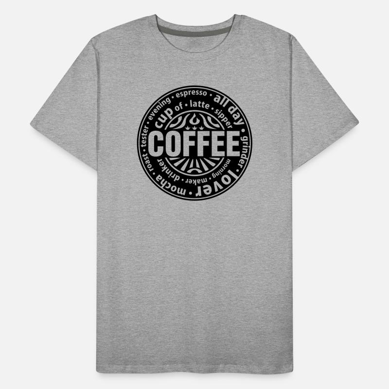 Amateur de café T-shirt bio Premium Homme