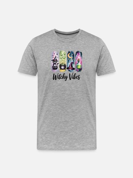 Magical Witchy Vibes Potion Collection - Men's Premium Organic T-Shirt - heather grey
