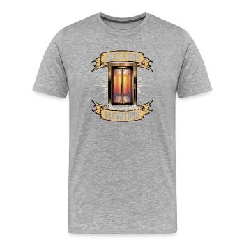 Elevator toddler & kids - Men's Premium Organic T-Shirt - heather grey - Front - Damien (186cm)