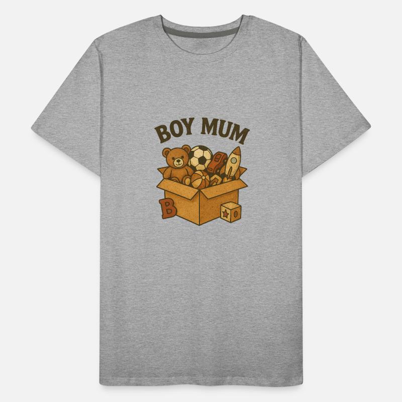 Coffre à jouets Boy Mum Design T-shirt bio Premium Homme