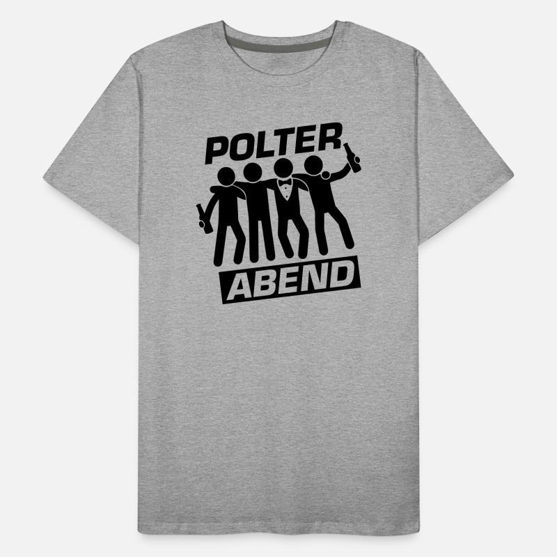 Polterabend Crew Polterhochzeit Männer Premium Bio T-Shirt