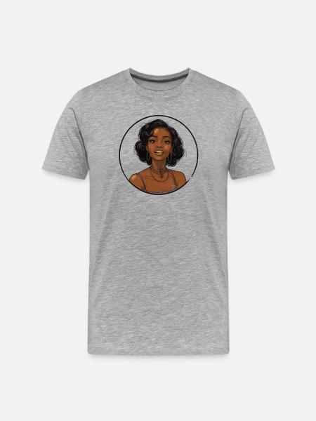 Elegant style icon - Men's Premium Organic T-Shirt - heather grey